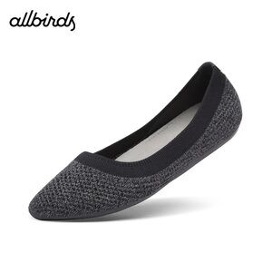 Allbirds Tree Breezers Women’s 10.5 Black Slip-On Ballet Flats Comfort Eco Shoes